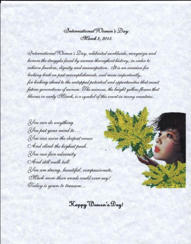 International Womens Day